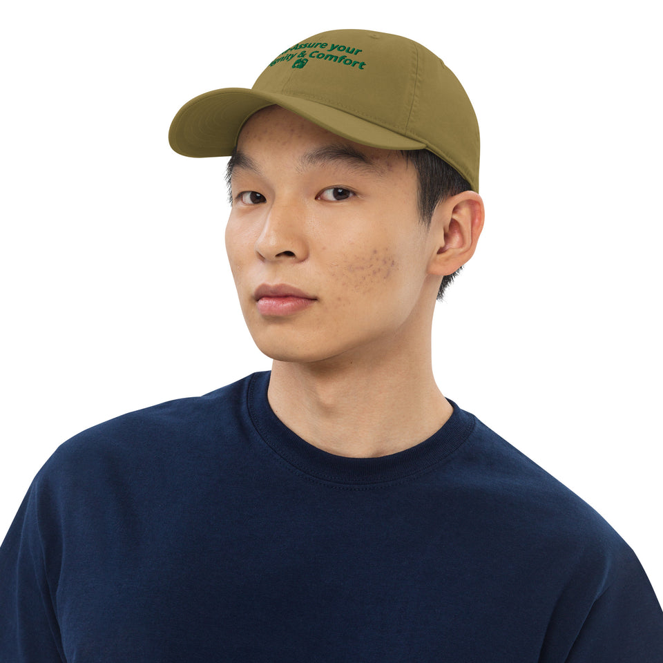 Re-assure center Organic dad hat