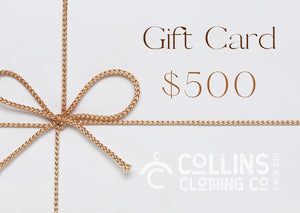 Collins Clothing Co eGift Card