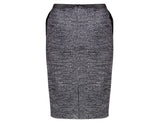 NNT Womens Business Textured Tweet Pencil Skirt Cotton Knee length CAT2NG
