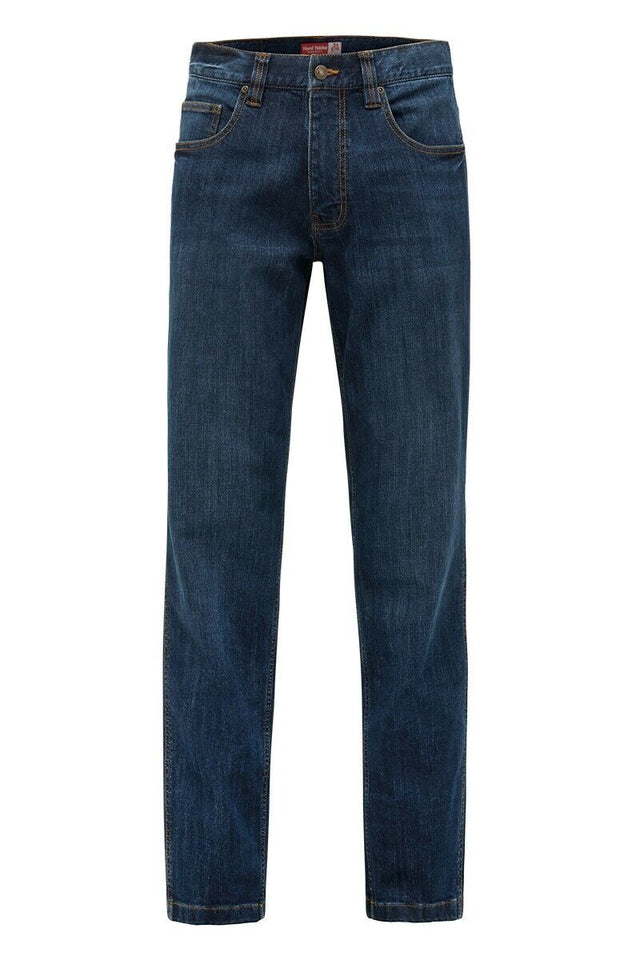 Hard Yakka Mens Heritage Regular Jeans Tough Denim Durable Sustainable Y03100