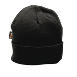 Portwest Knit Beanie Insulatex Lined Comfortable Acrylic Black Warm Cap B013