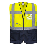 Portwest Brush Fleece Hoodie With Tape Reflective Taped Work Safety B304