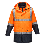 Portwest Eyre Day/Night 4-in-1 Jacket 2 Tone Reflective Work Safety MJ881