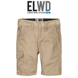 Womens Elwood Utility Shorts Cargo Phone Pocket Work Stretch Tough Tradie EWD601
