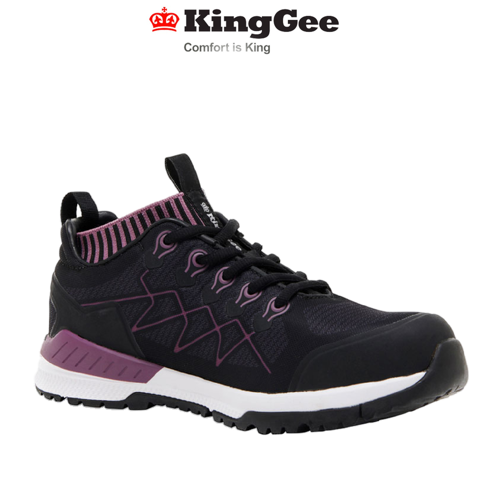 KingGee Womens Vapour Shoes Knit Lightweight Memory Foam Comfort Work K26555