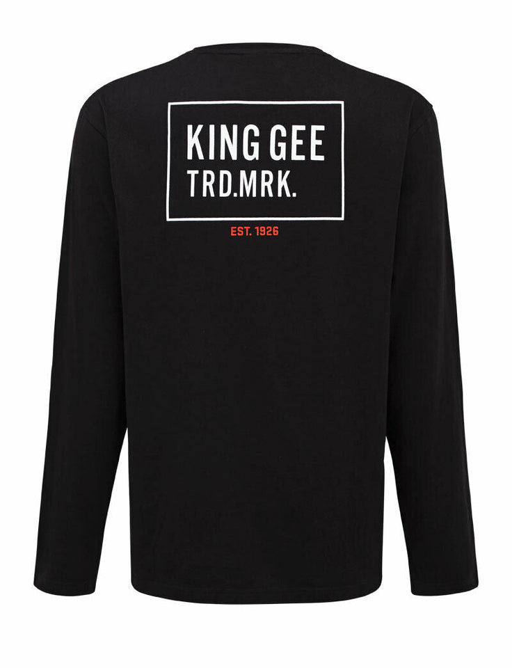 KingGee Long Sleeve T Shirt Cotton Comfort Casual Work Tee Logo K04045