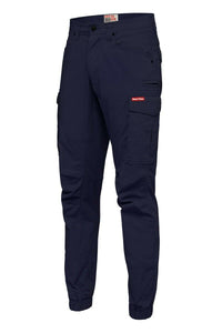 Hard Yakka Pants Cuff 3056 Ripstop Cargo Stretch Slim Fit Y02340