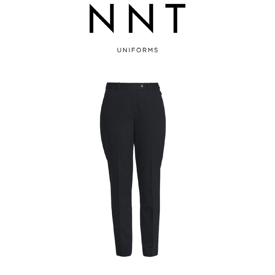 NNT Womens Slim Leg Business Pant Elastic Waistband Slant Pockets Pants CAT3PE
