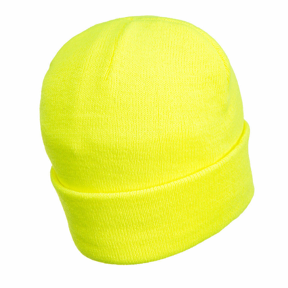 Portwest Mens Beanie Hat LED Head Light USB Rechargeable Warm Work Comfort B029