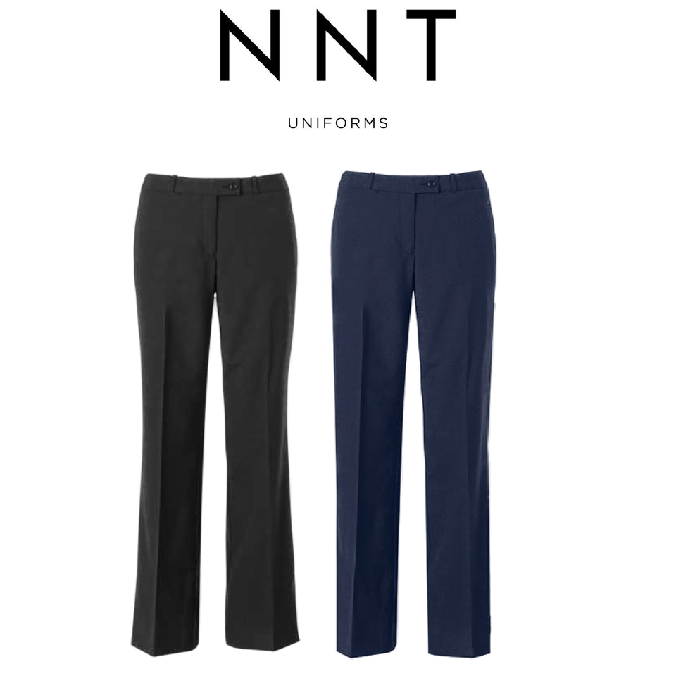 NNT Women Stretch Wool Blend Business Pant Elastic Waistband Formal Pants CAT38Z