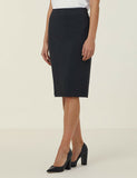 NNT Womens Business Stretch Wool Blend Panel Pencil Skirt Wool Blend  CAT2MG