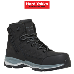 Hard Yakka Mens Atomic Work Hybrid Safety Boots Nano Gravity Carbon Fiber Y60285