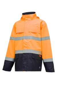 Hard Yakka Mens Antistatic Water Resistant Jacket Thermal Work Safety Y06730