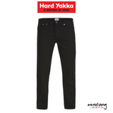 Hard Yakka Mens Mustang Stretch Jeans Denim Tough Brass Zip Classic Fit Y43246