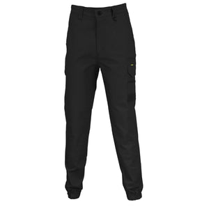 DNC Workwear Men SlimFlex Tradie Cargo Pants Elastic Cuffs Tough Pant Work 3376