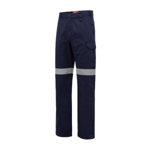 Hard Yakka Womens Cargo Taped Work Safety Reflective Drill Pants Comfort Y08380