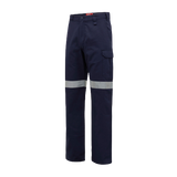 Hard Yakka Womens Cargo Taped Work Safety Reflective Drill Pants Comfort Y08380