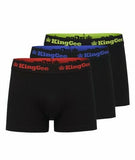 Mens KingGee Cotton Trunk 3 Pack Black King Gee Jocks Underwear Trunks K09023