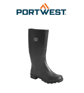 Portwest Mens PVC Wellington 04 Farming Rubber Boots Waterproof Work Safety FW90
