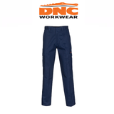 DNC Workwear Mens Middle Weight Cotton Double Slant Cargo Pants Work Casual 3359