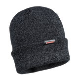 Portwest Reflective Knit Cap Insulatex Lined Black Acrylic Warmth Beanie B026