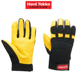 Hard Yakka Golden Hawk Deer Grain Glove Work Neoprene Breathable Genuine Y26771