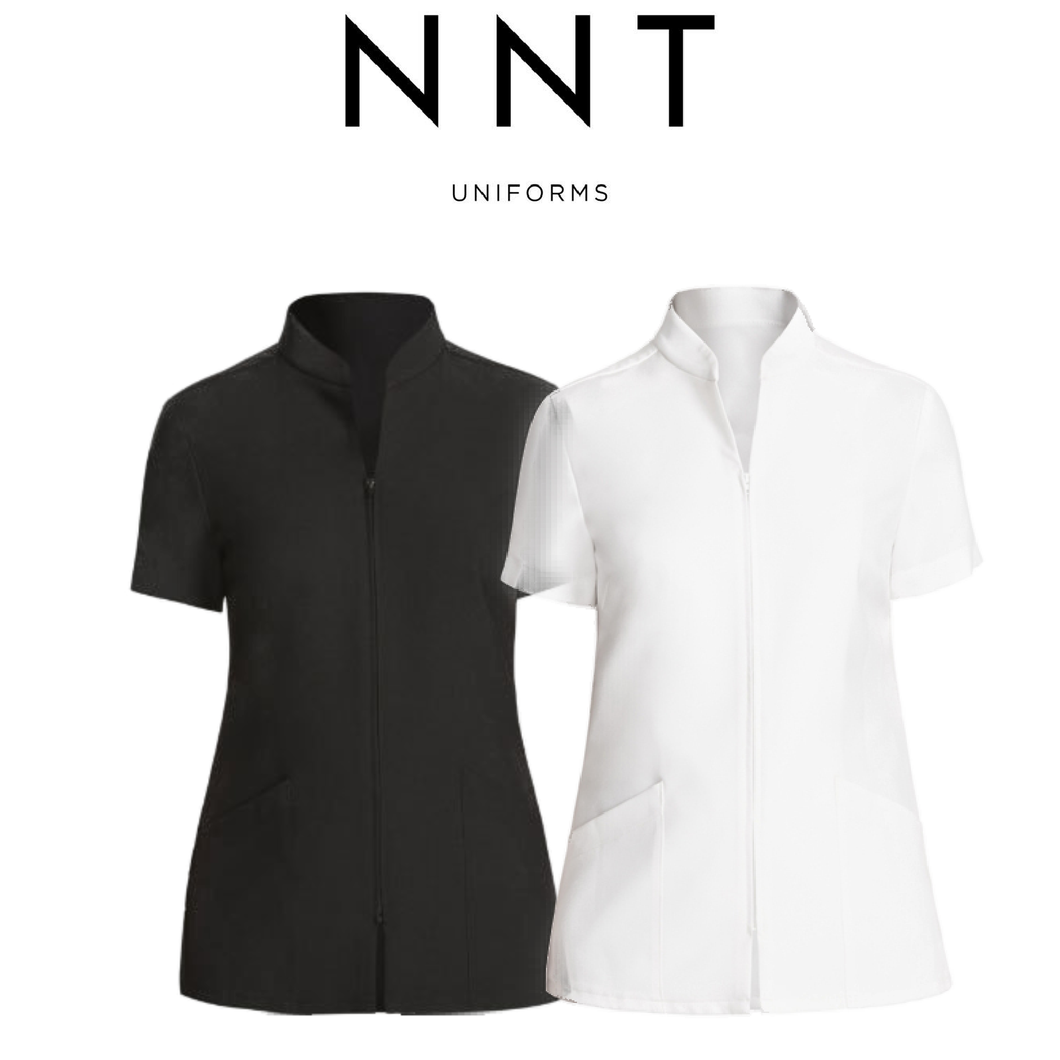 NNT Womens Zip Front Tunic Formal Comfortable Classic Fit Business Shirts CATU68