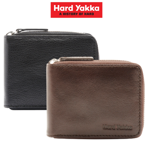 Hard Yakka Leather Zip Wallet RFID Secure Card Slots Inner Slip Pockets Y22378