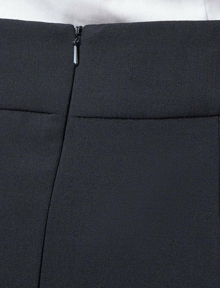 NNT Womens Business Stretch Wool Blend Panel Pencil Skirt Wool Blend  CAT2MG