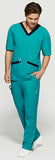 NNT Unisex Rontgen Elastic Waistband Scrub Pants Drawstring Comfort Nurse CATCGF