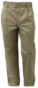 KingGee Mens Steel Tuff Drill Pants Reinforced Pleat Trousers Cotton K03010