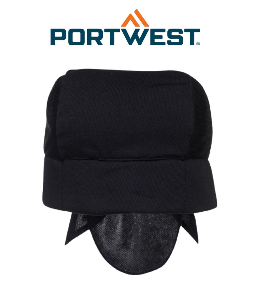 Portwest Cooling Head Band Cool Lightweight Black Comfortable Head Band CV04
