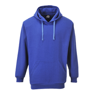 Portwest Roma Hoody Soft Blue Sweatshirt Drawstring Hooded Long Sleeve B302