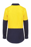 Hard Yakka Womens Koolgear Long Sleeve Work Shirt Cotton Lightweight Y08225