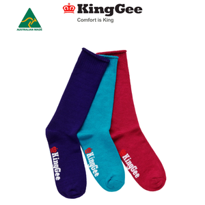KingGee Womens Bamboo Work Socks 3 Pack Comfy Made in Australia Workwear K49271