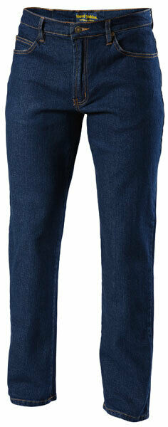 Hard Yakka Womens Stretch Cotton Denim Tough Work Tough Straight Jeans Y44610