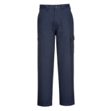Portwest Cargo Pants Pre Shrunk Cotton Button Belt Adjustable Pant MP700