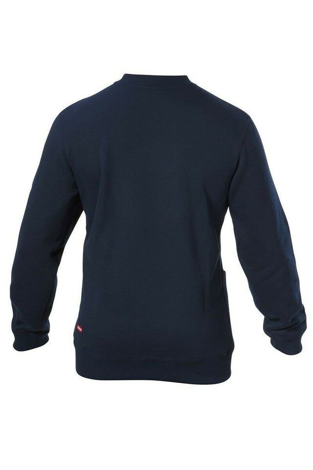 Hard Yakka Brushed Fleece Crew Neck Jumper Workwear Cotton Winter Y19324