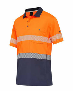 KingGee Men Workcool Hyperfreeze Shirt Top Polo Short Sleeve Taped Work K54215