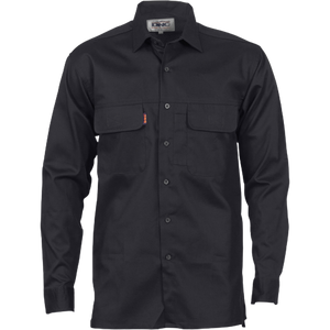 DNC Workwear Mens Three Way Cool Breeze Work Shirt - Long Sleeve Casual 3224