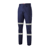 Hard Yakka Mens Cargo Cuffed Pants Taped Work Tough Safety Reflective  Y02411