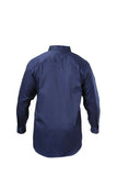 Hard Yakka Long Sleeve Cotton Drill Work Shirt Tradie Safety Button Y07500