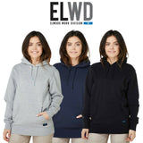 Womens Elwood Workwear Hoodie Pullover Winter Fleece 2019 Basic Work Warm EWD802
