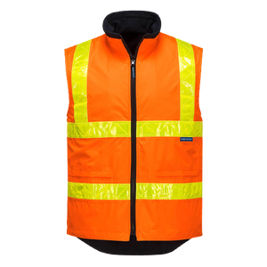 Portwest Polar Fleece Vest with Micro Prism Tape Reflective Safety MY214