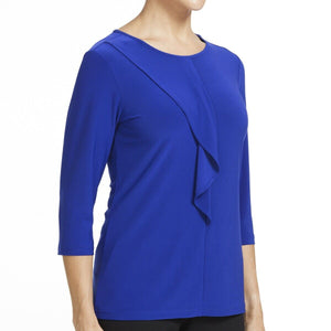 Womens NNT Blouse Soft Jersey 3/4 Round Neck T-Top Casual Corporate Top CATU9Q