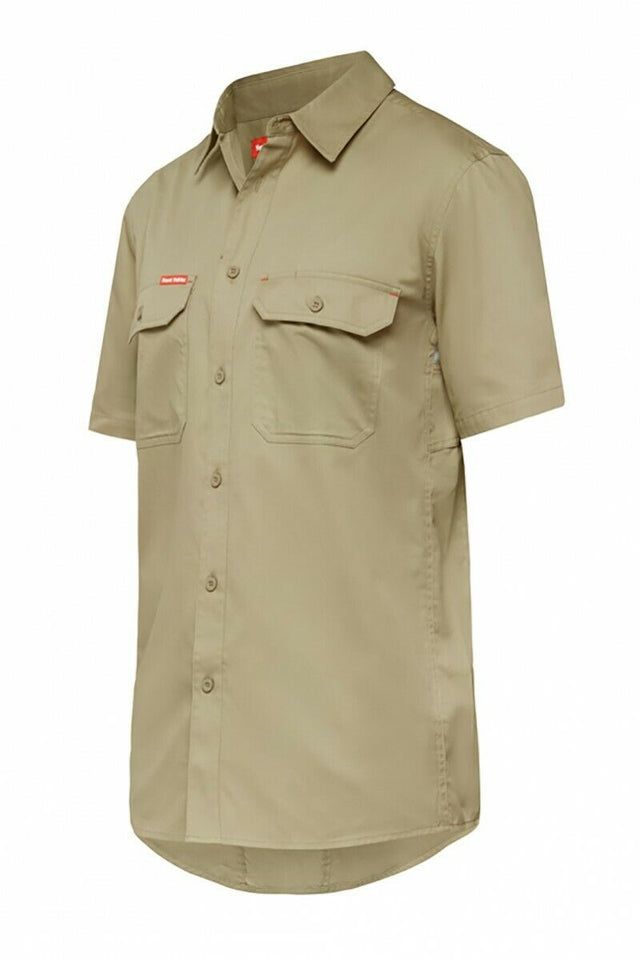 Hard Yakka Koolgear Short Sleeve Work Shirt Air Vent Cool Twill Y07715