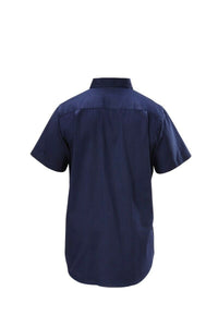 Hard Yakka Cotton Drill Work Shirt Button Short Sleeve Workwear Top Y07510