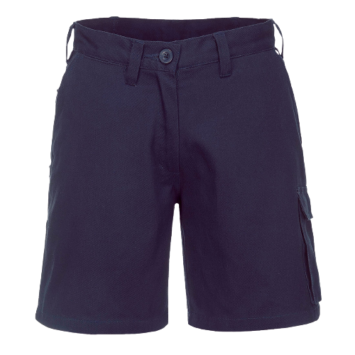 Portwest Ladies Cargo Shorts Breathabilty Navy Belt Button Shorts ML702