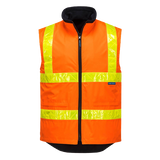 Portwest Polar Fleece Vest with Micro Prism Tape Reflective Safety MY214