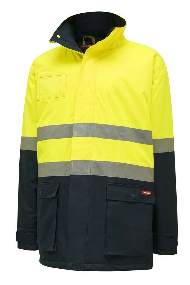 Hard Yakka Core Bomber Jacket Hi-Vis Taped Quilted Waterproof Y06685